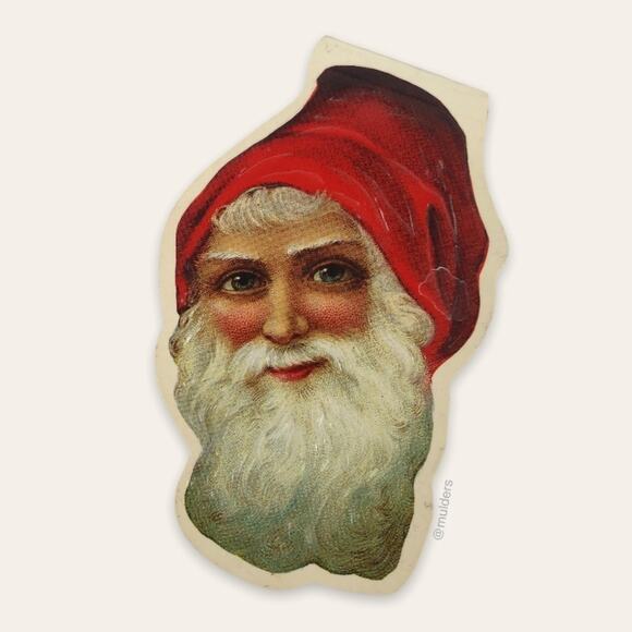 Vintage 80s Paper Ephemera Merrimack Publishing Santa Claus Christmas Memo Pad - Picture 1 of 7
